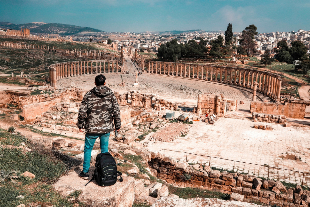 jerash piazza ovale andrea strazzeri 1