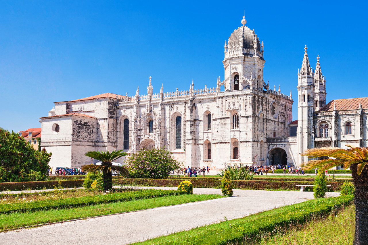 Jeronimos Monastery Hieronymites Monastery Is Located Lisbon Portugal 1