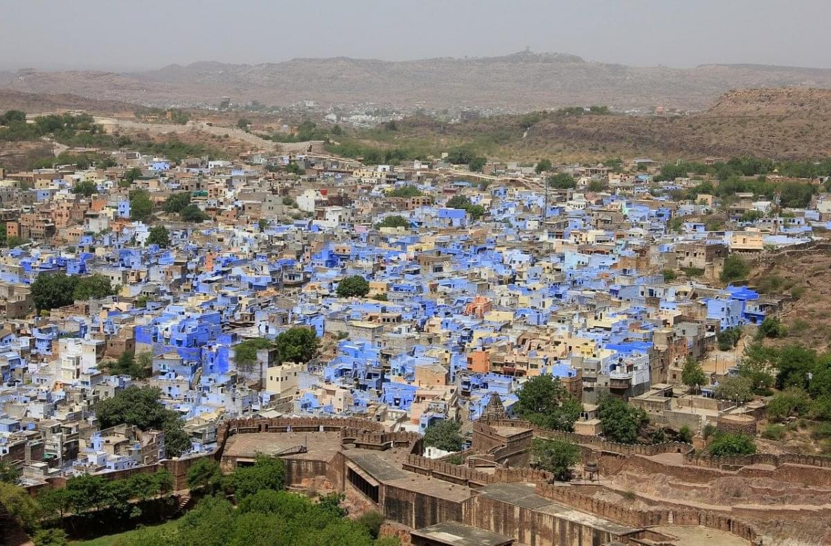 jodhpur citta blu rajasthan india 1