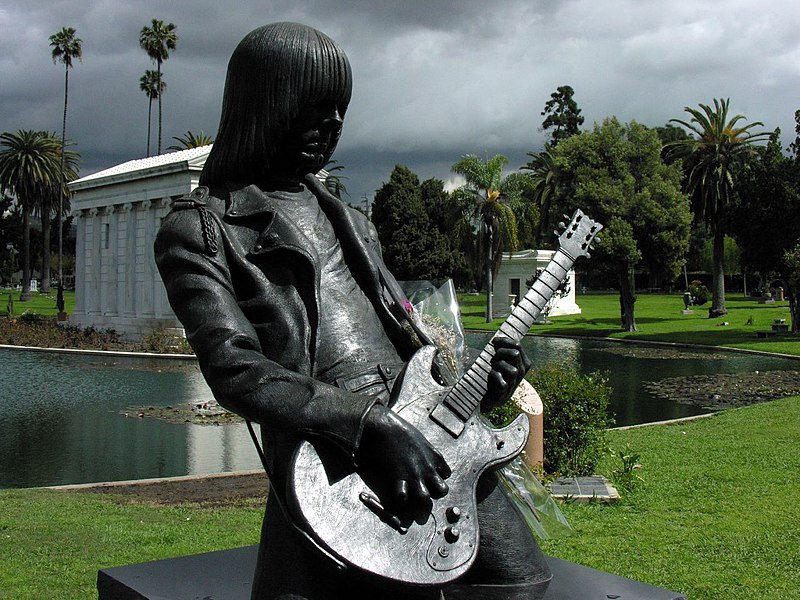 johnny ramone hollywood forever cemetary flickr fat elvis records