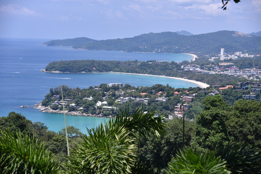 karon viewpoint phuket you can see 3 beaches from here