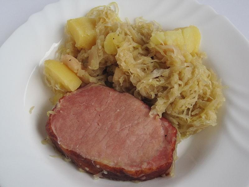 kasseler und sauerkraut