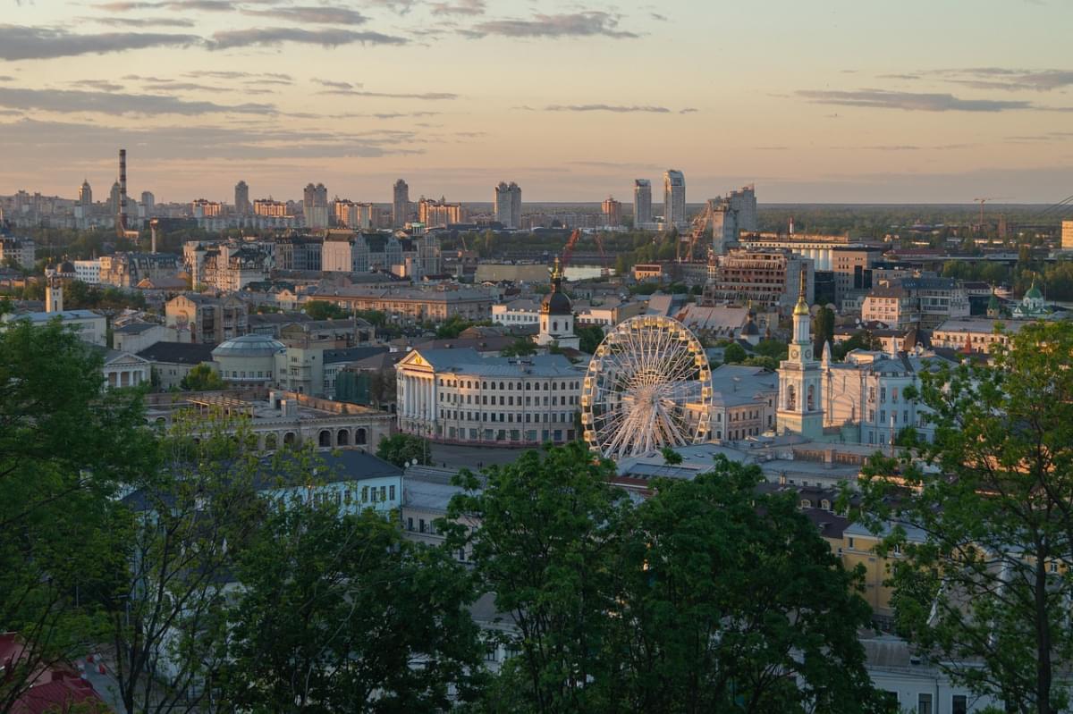 kiev ucraina citta cielo edificio
