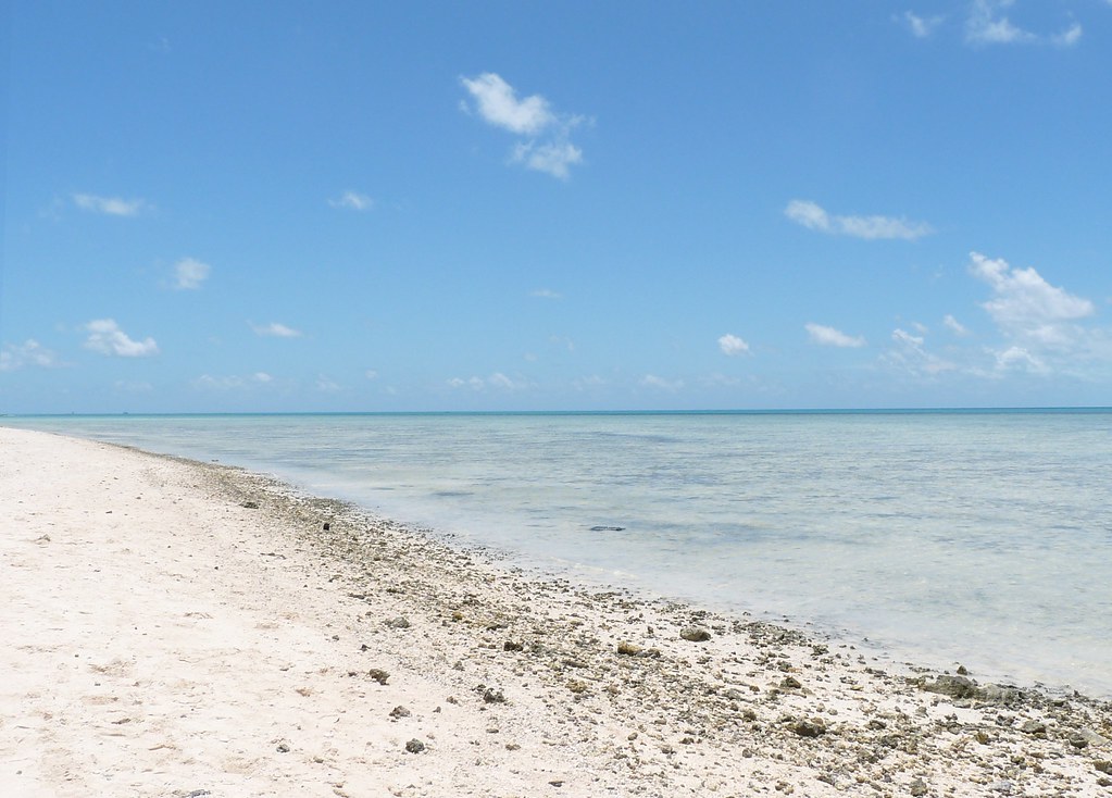 kiribati beach