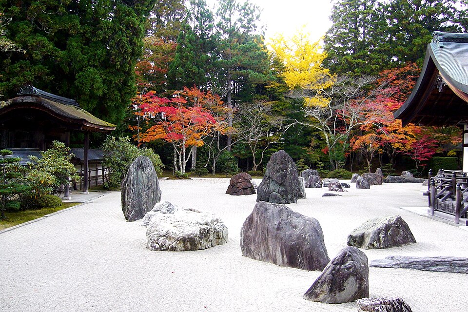 kongobu ji banryutei rock garden 1 october 2008 panoramio