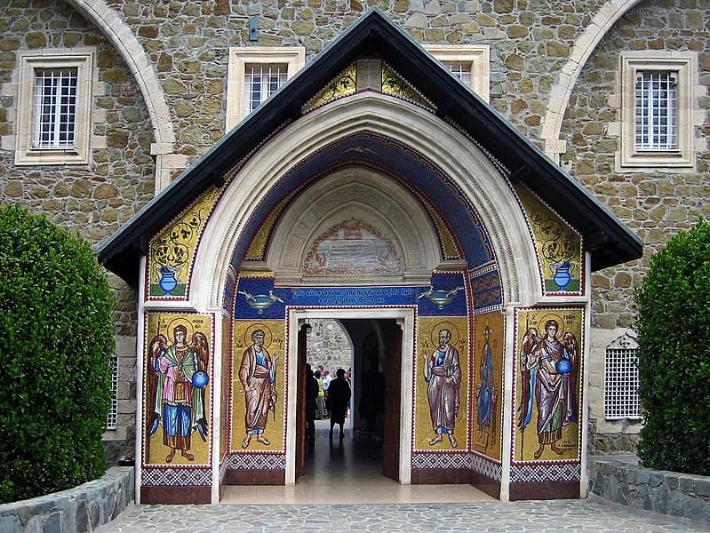 kykkos monastery entrance troodos mountains