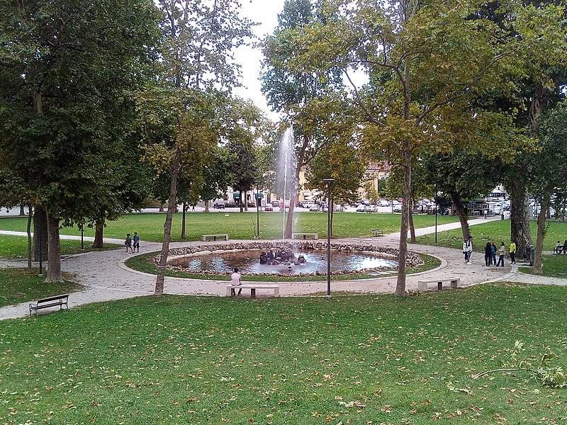 la fontana in giardin grande