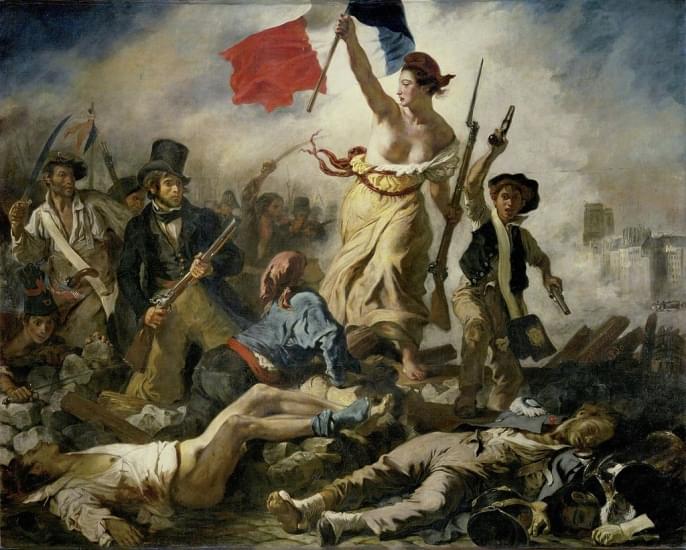 la liberta che guida il popolo louvre