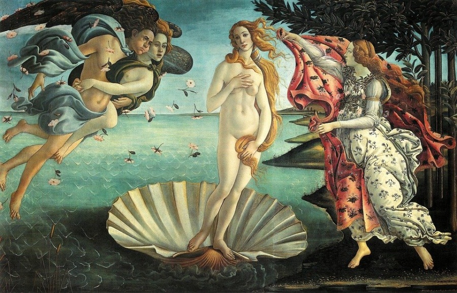 Nascita di Venere, Botticelli