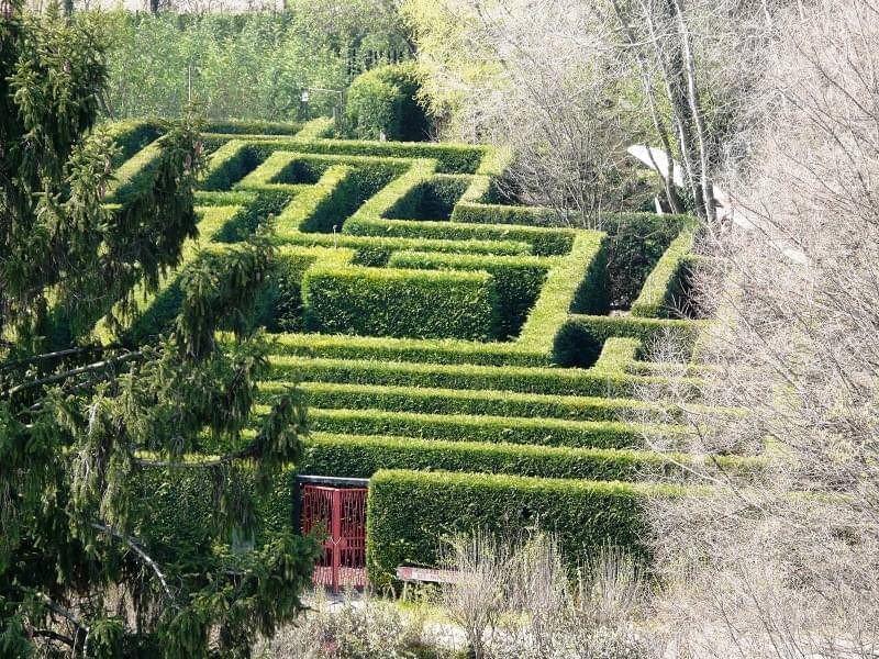 Labirinto nel castello di san pelagio