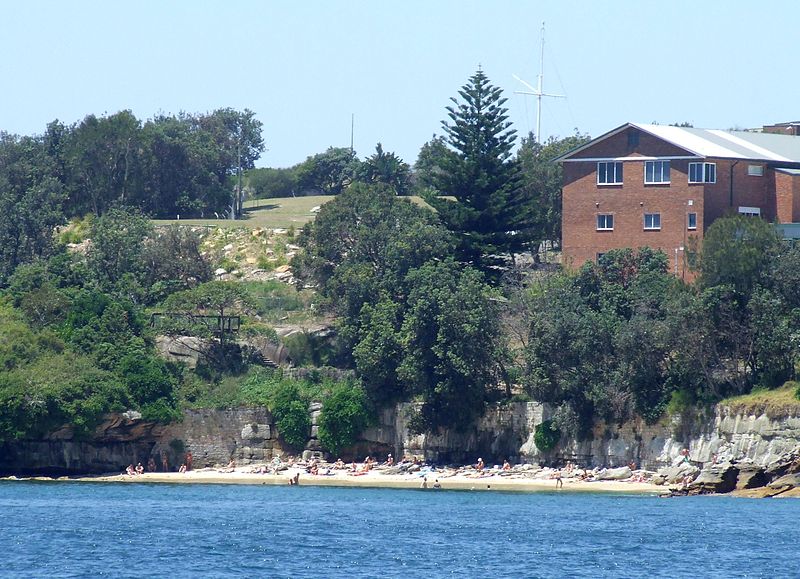 panoramica dall'alto di lady bay