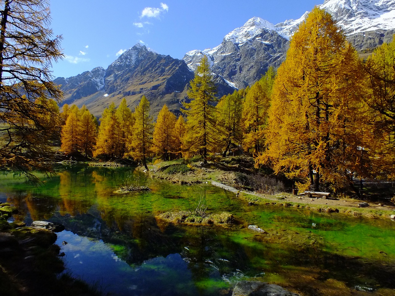 lago bleu valle d aosta