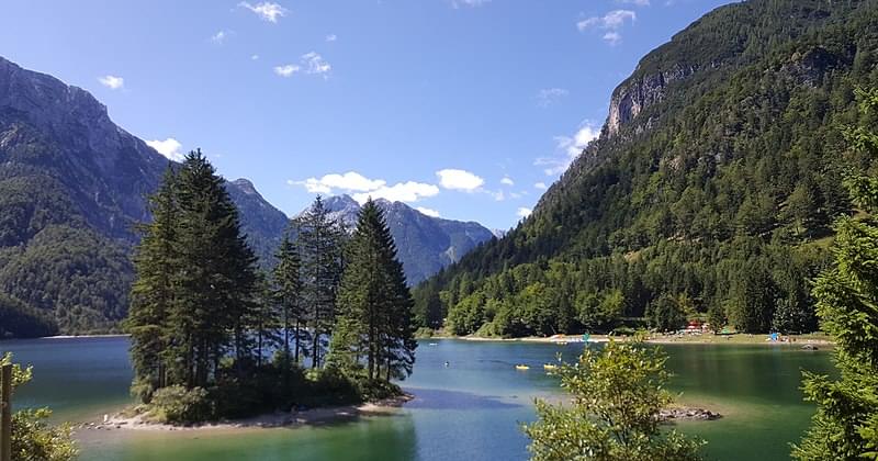 lago del predil vista