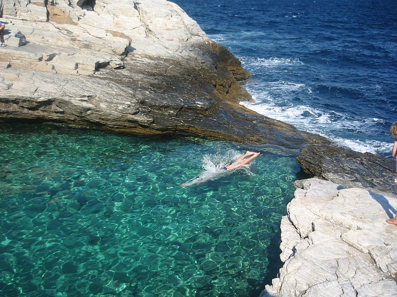 Laguna di Giola (Thassos, Grecia)