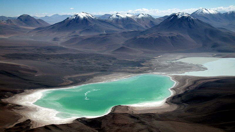 laguna verde from licancabur