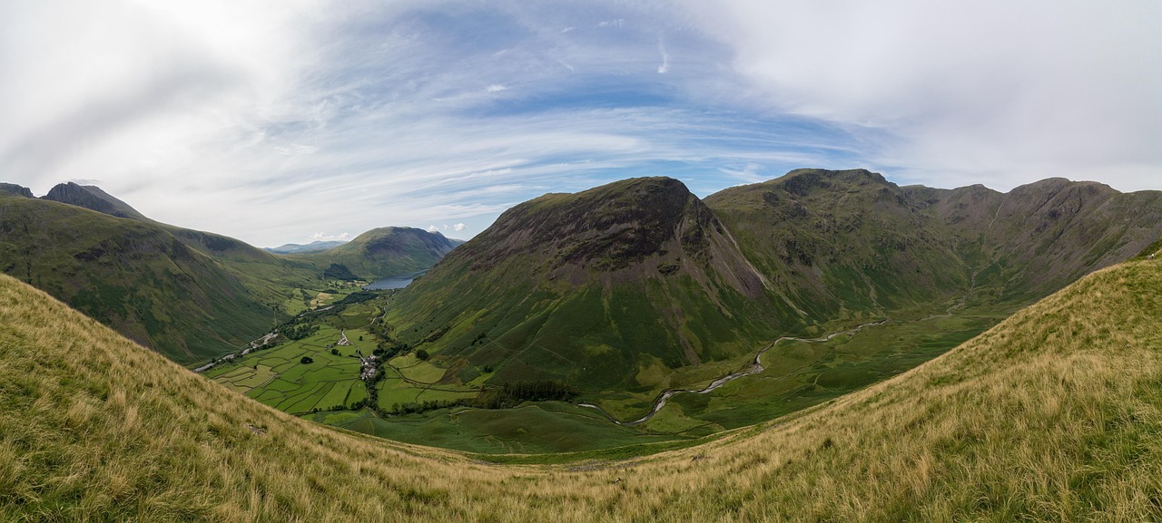 lake district panorama montagna