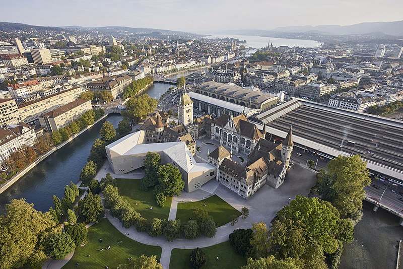 landemuseum zurich aus der luft