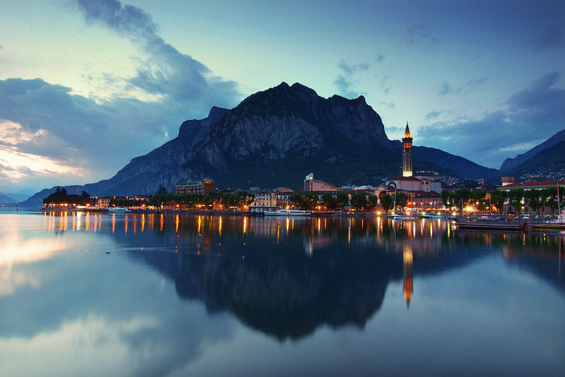 /foto/lecco lungolago tramonto