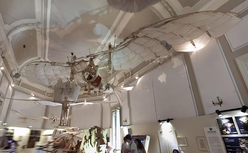 leonardo da vinci macchina volante aquila meccanica 1
