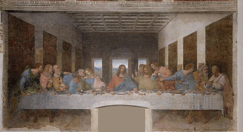 leonardo da vinci the last supper high res