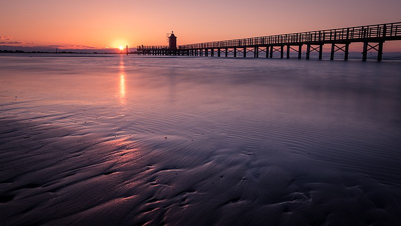 lignano sabbiadoro tramonto