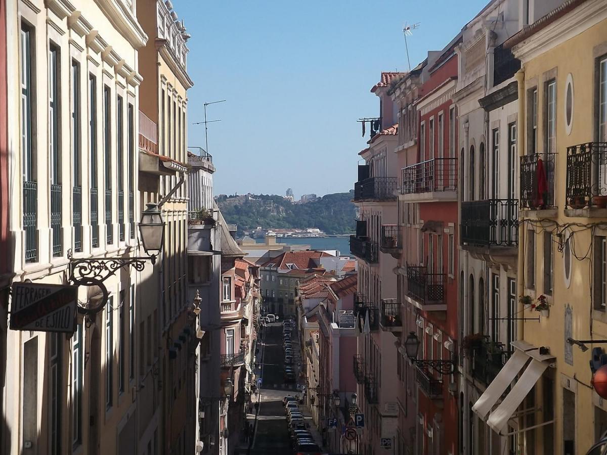 lisbona strada citta edifici tagus 1