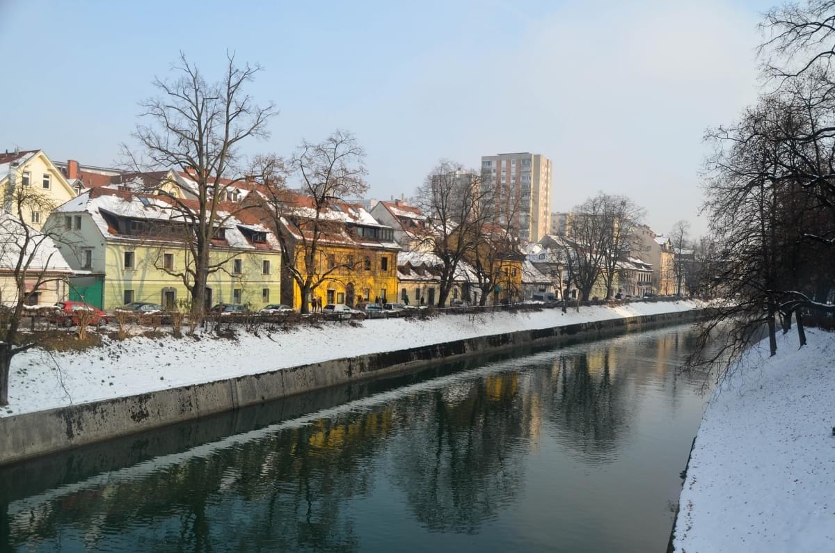 liubiana inverno slovenia