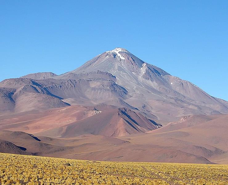 llullaillaco del este vulcano