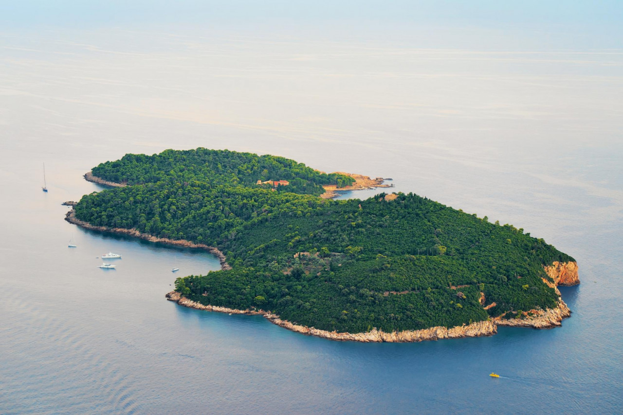 lokrum adriatic sea dubrovnik croatia