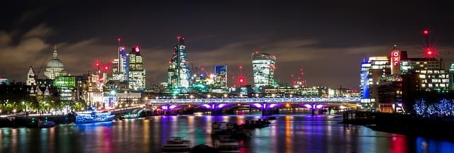 londra notte luci tamigi