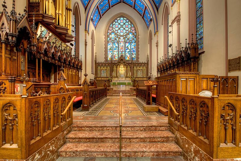 looking through the choir st paul s episcopal buffalo