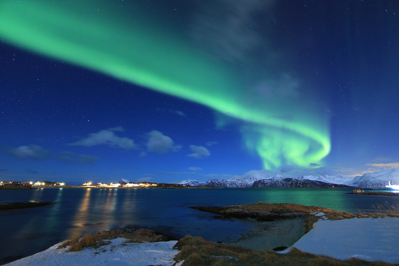 luce del nord norvegia artico 1