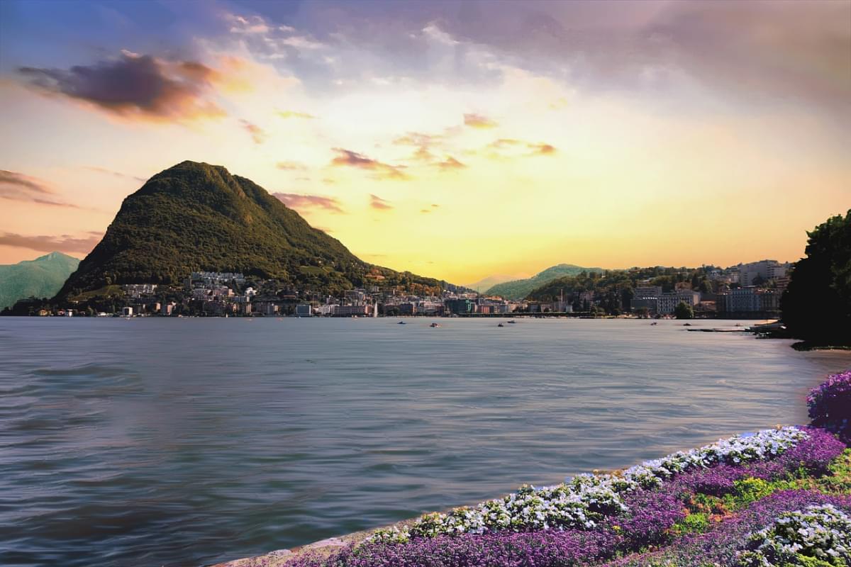 lugano lago svizzera acqua