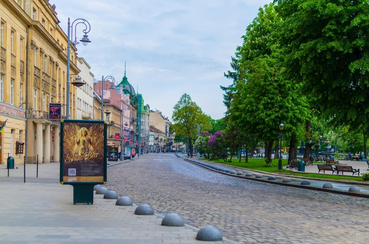 lviv strade centro