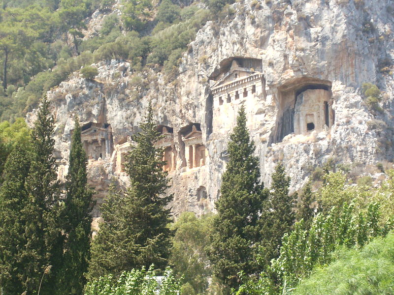 Tombe della Licia a Dalyan