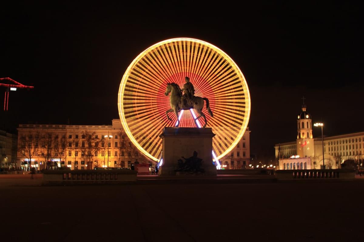 lyon ruota rotella di ferris luogo