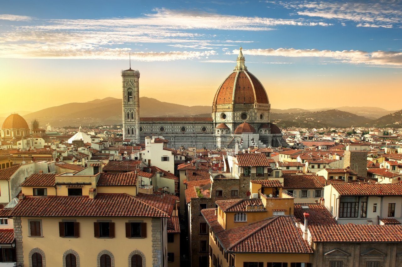 Magnificent Basilica Santa Maria Del Fiore Florence Italy 1