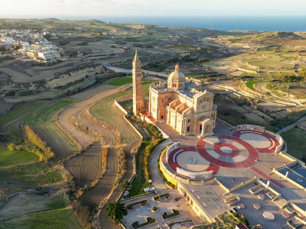 majestic cathedral basilica ta pinu island of gozo malta