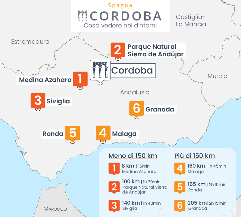 mappa dintorni cordoba