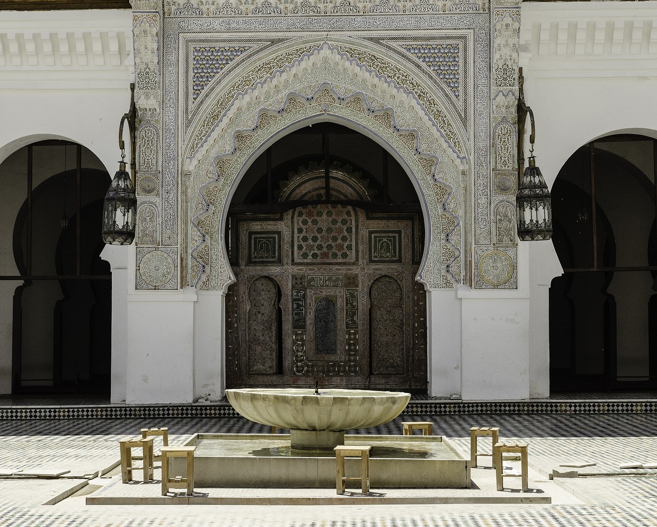 marocco fez medina colore vecchio