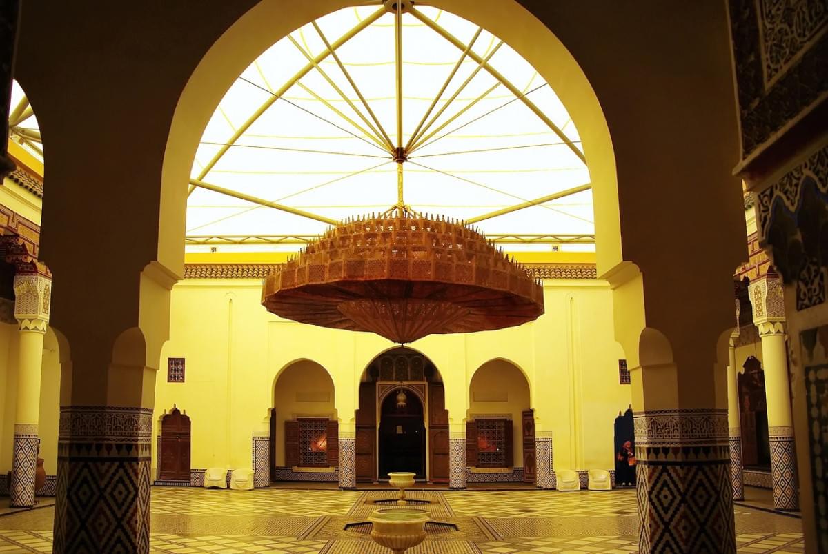 marocco marrakech palazzo leggero