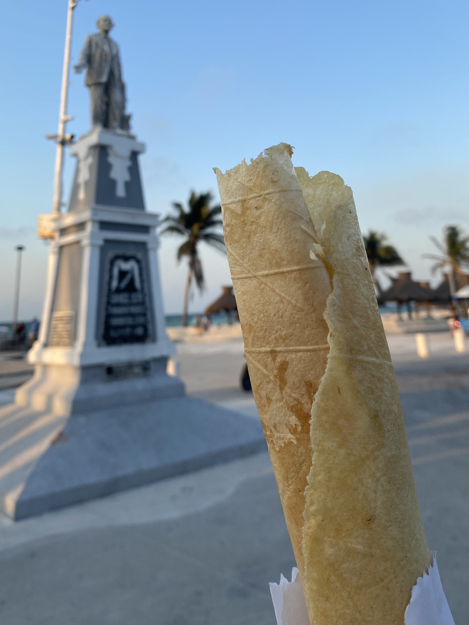 marquesita tradicional malecon de progreso yucatan mexico