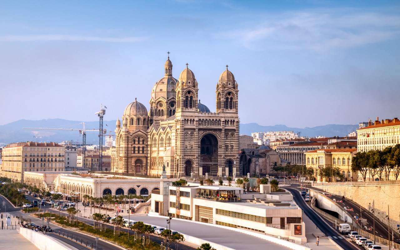 marseille cathedral cathdrale de la major roman catholic cathedral national monument france