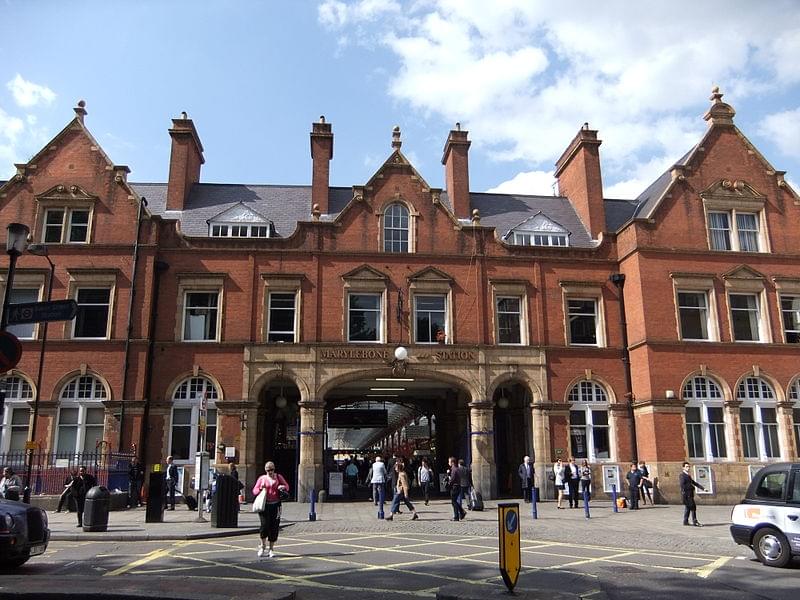 marylebone station frontage londra