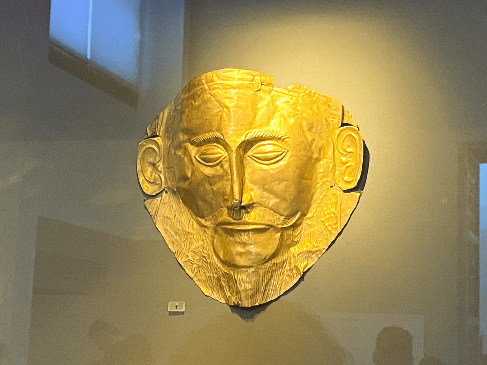 maschera di agamennone museo nazione atene