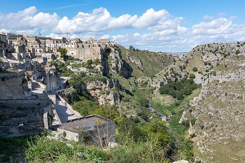 matera vista del convento di sant agostino