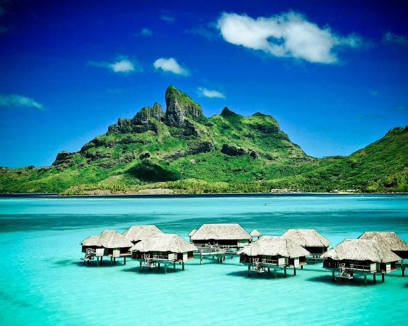 resort con palafitte alle Mauritius