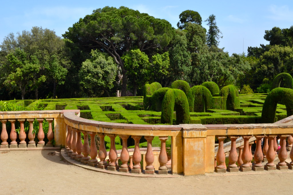 maze in parc del laberint d horta