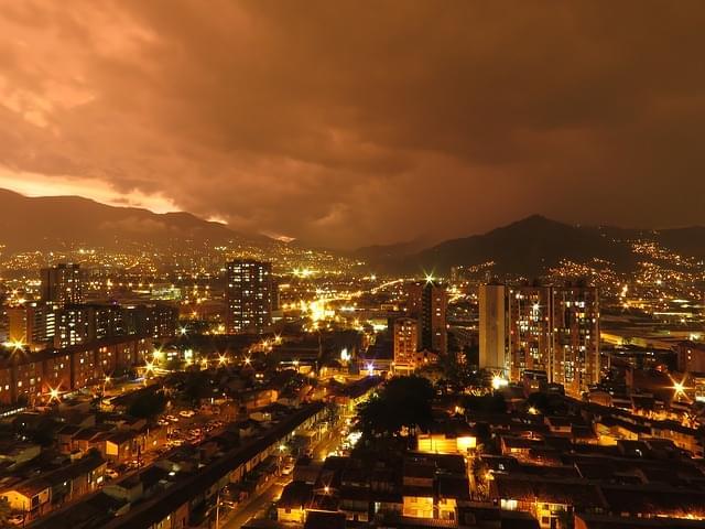 medellin al tramonto