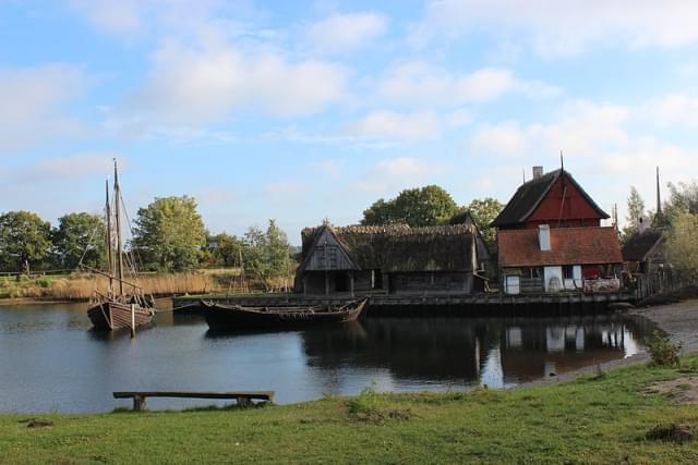 medieval town at middelaldercentret 1